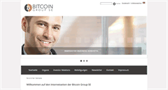 Desktop Screenshot of bitcoingroup.com