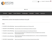 Tablet Screenshot of bitcoingroup.com